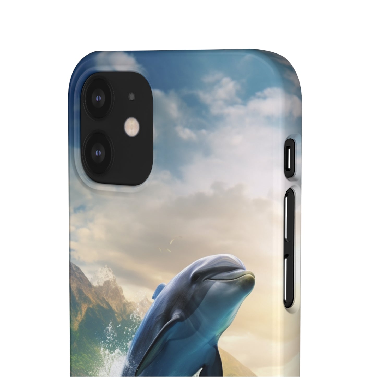 Jumping Dolphin Snap Case