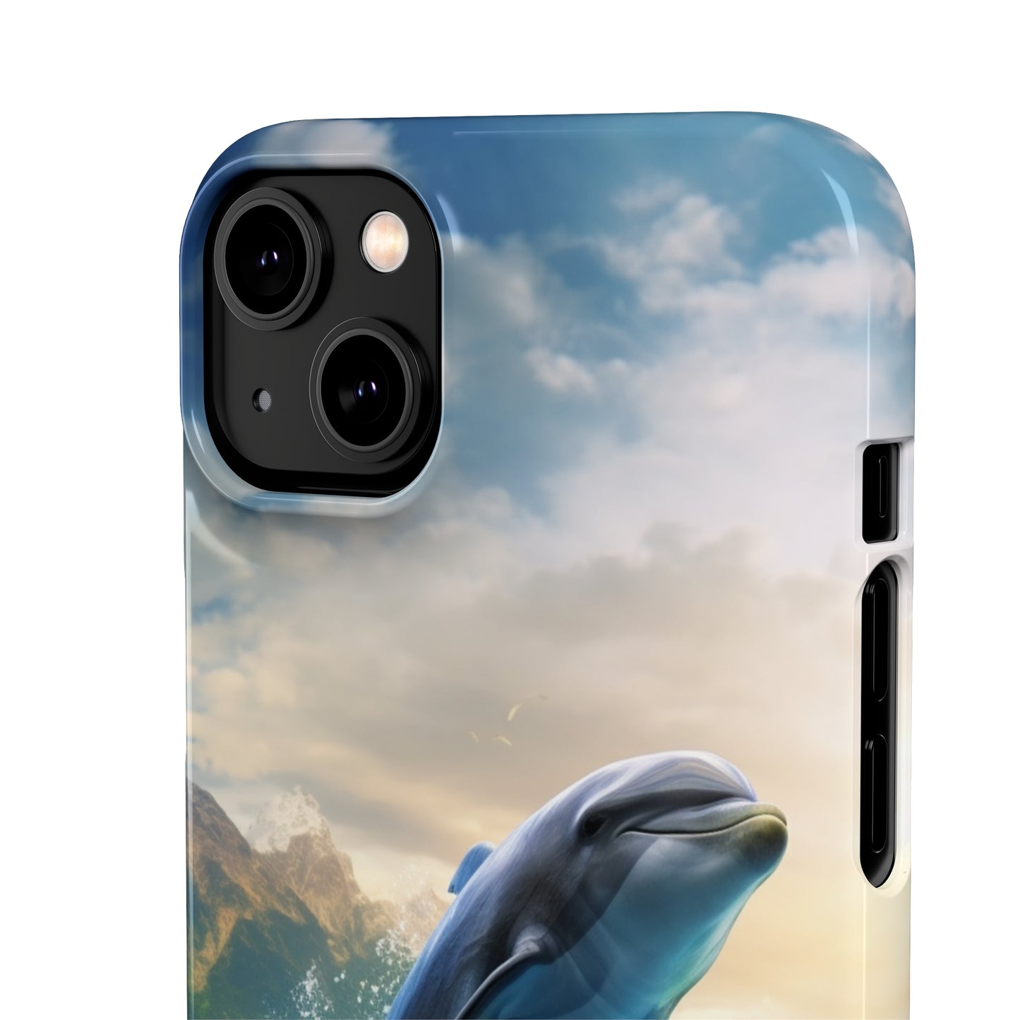 Jumping Dolphin Snap Case