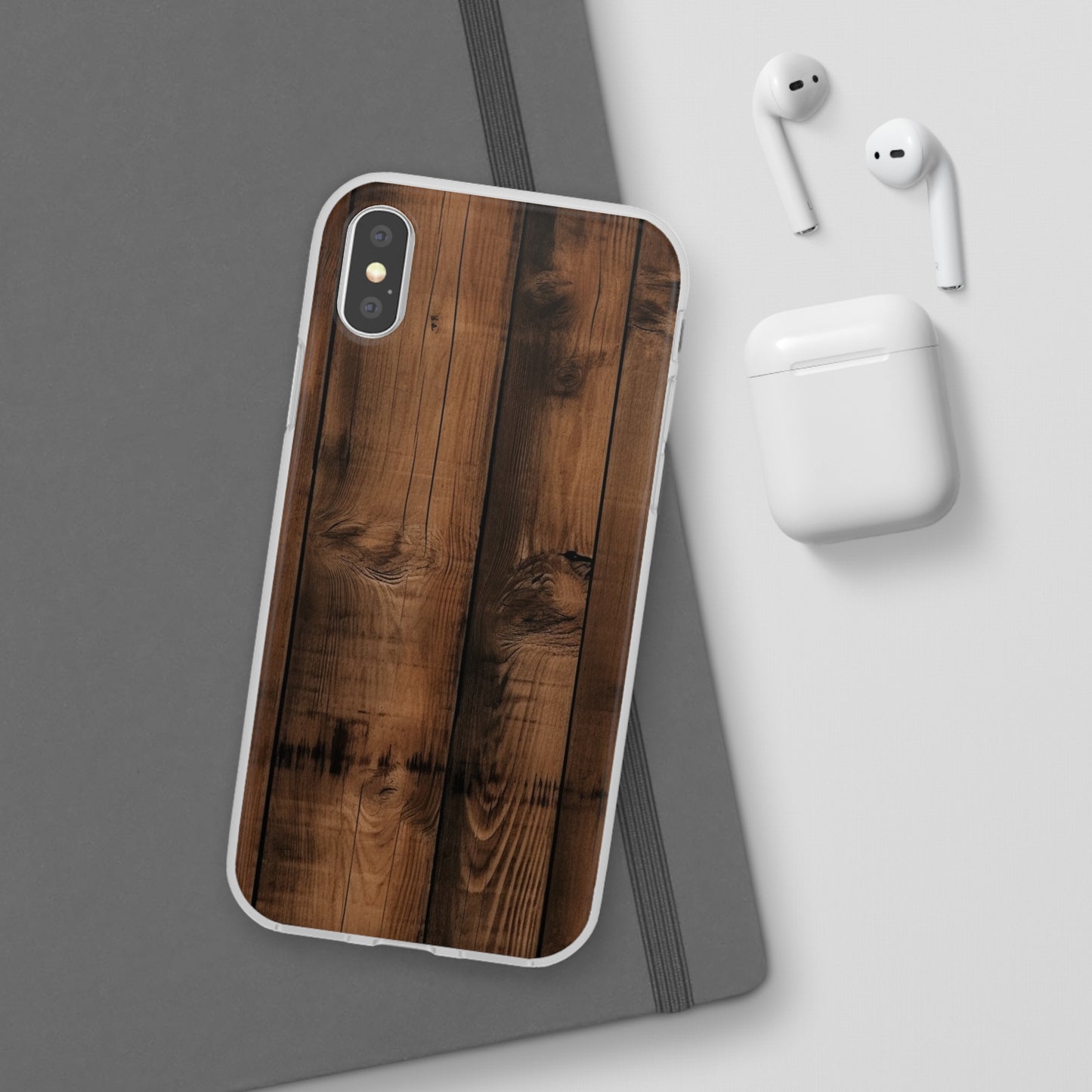 Rustic Wood Flex Case