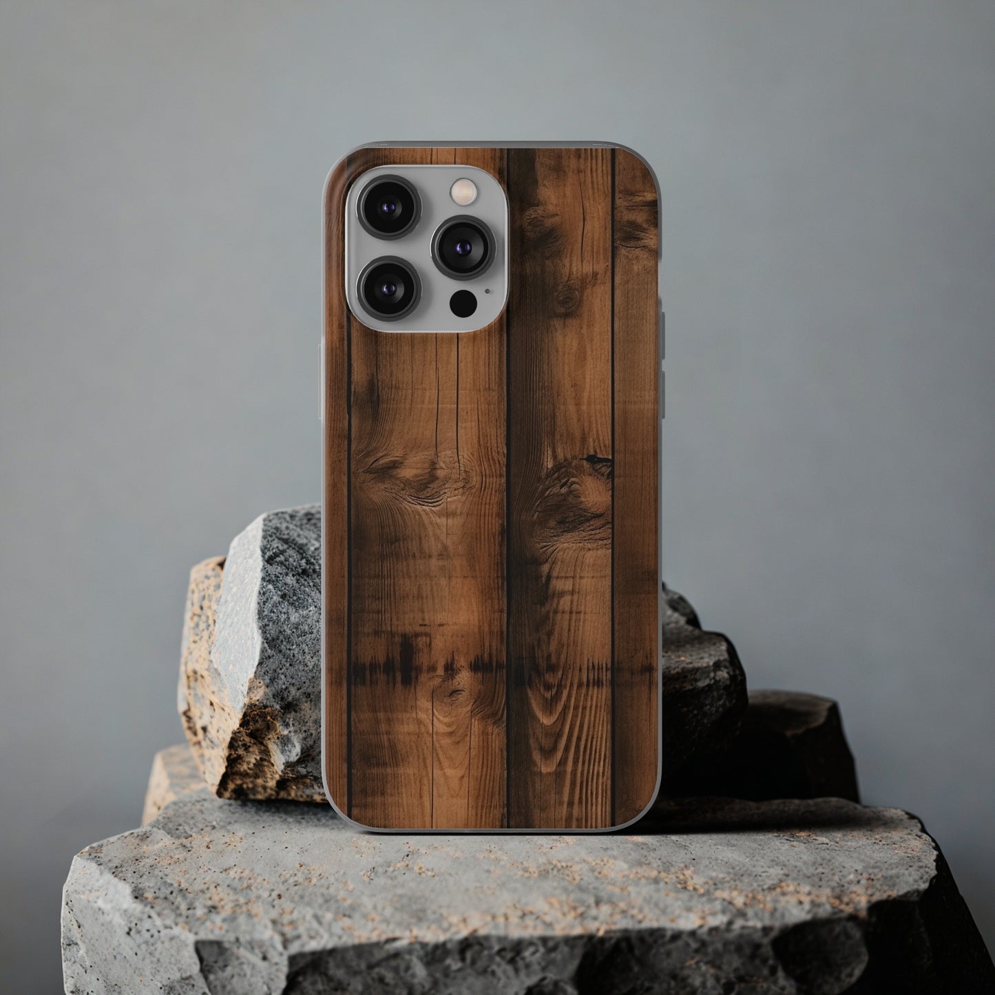 Rustic Wood Flex Case