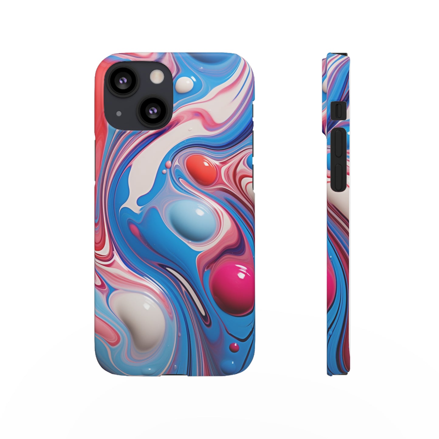 Colorful Marble Snap Case