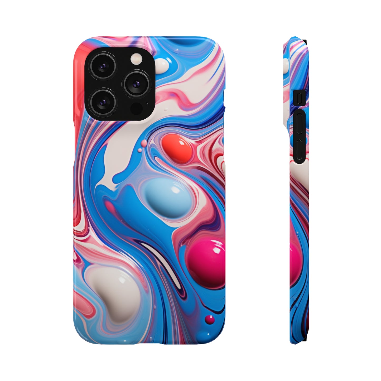 Colorful Marble Snap Case