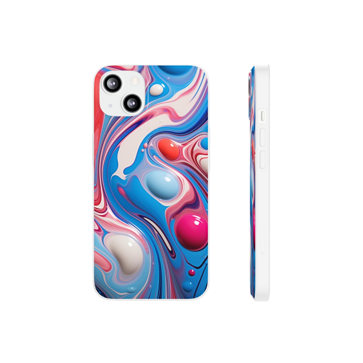 Colorful Marble Flex Case