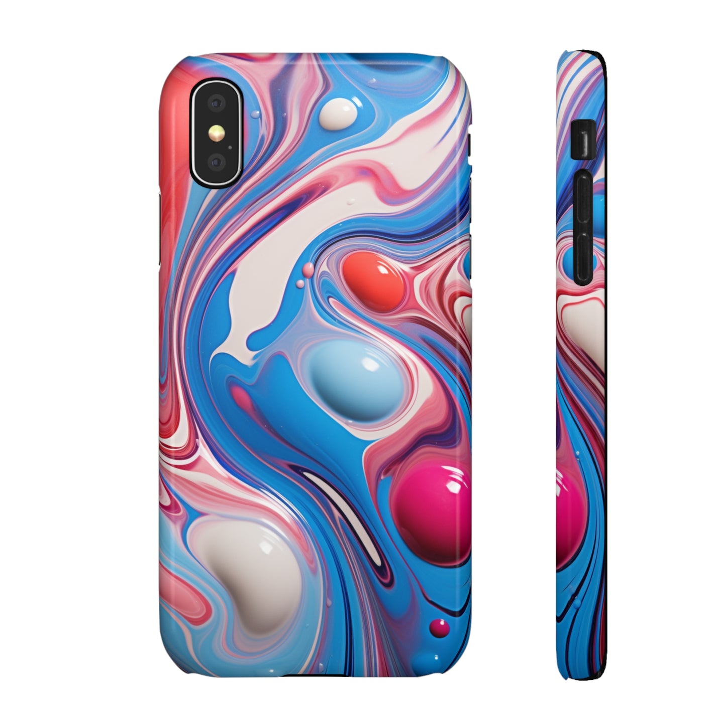 Colorful Marble Snap Case