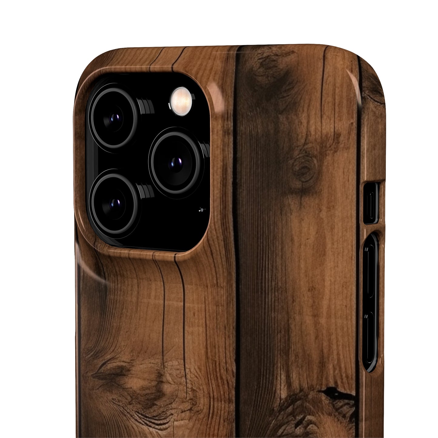 Rustic Wood Snap Case