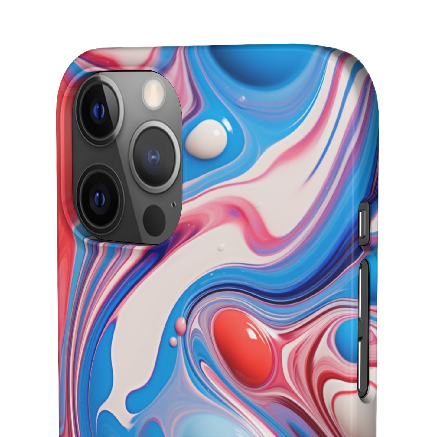 Colorful Marble Snap Case