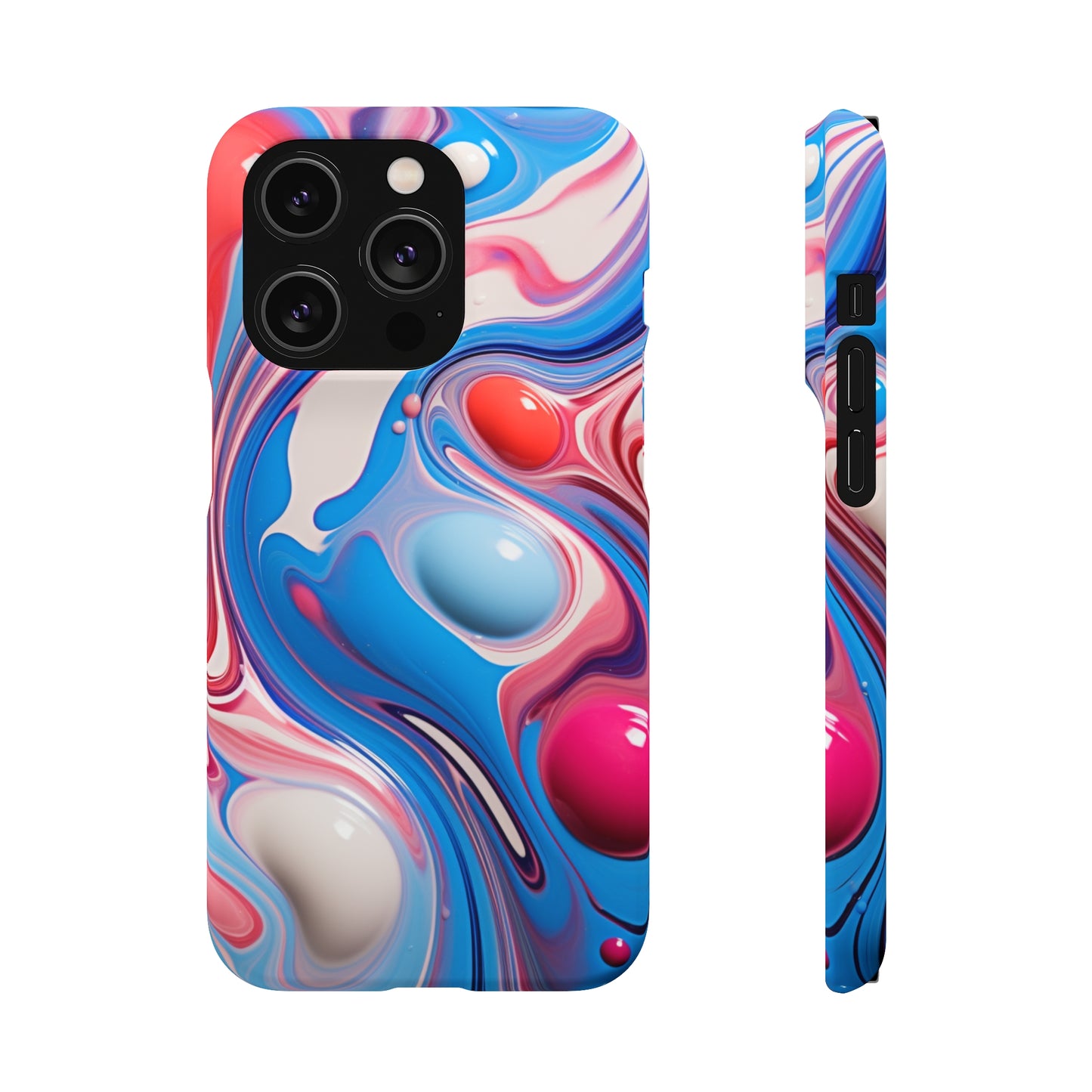 Colorful Marble Snap Case