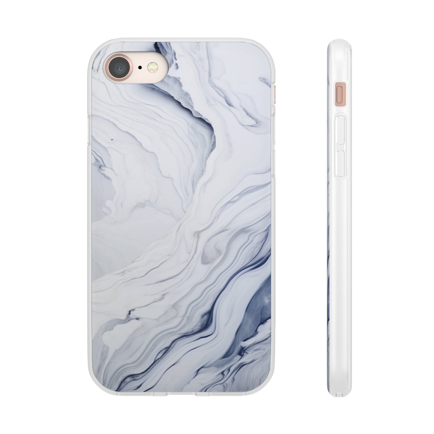 White Marble Flex Case