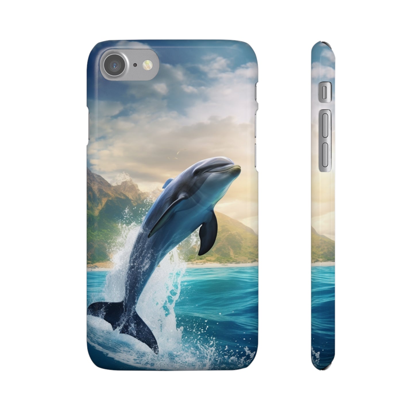 Jumping Dolphin Snap Case