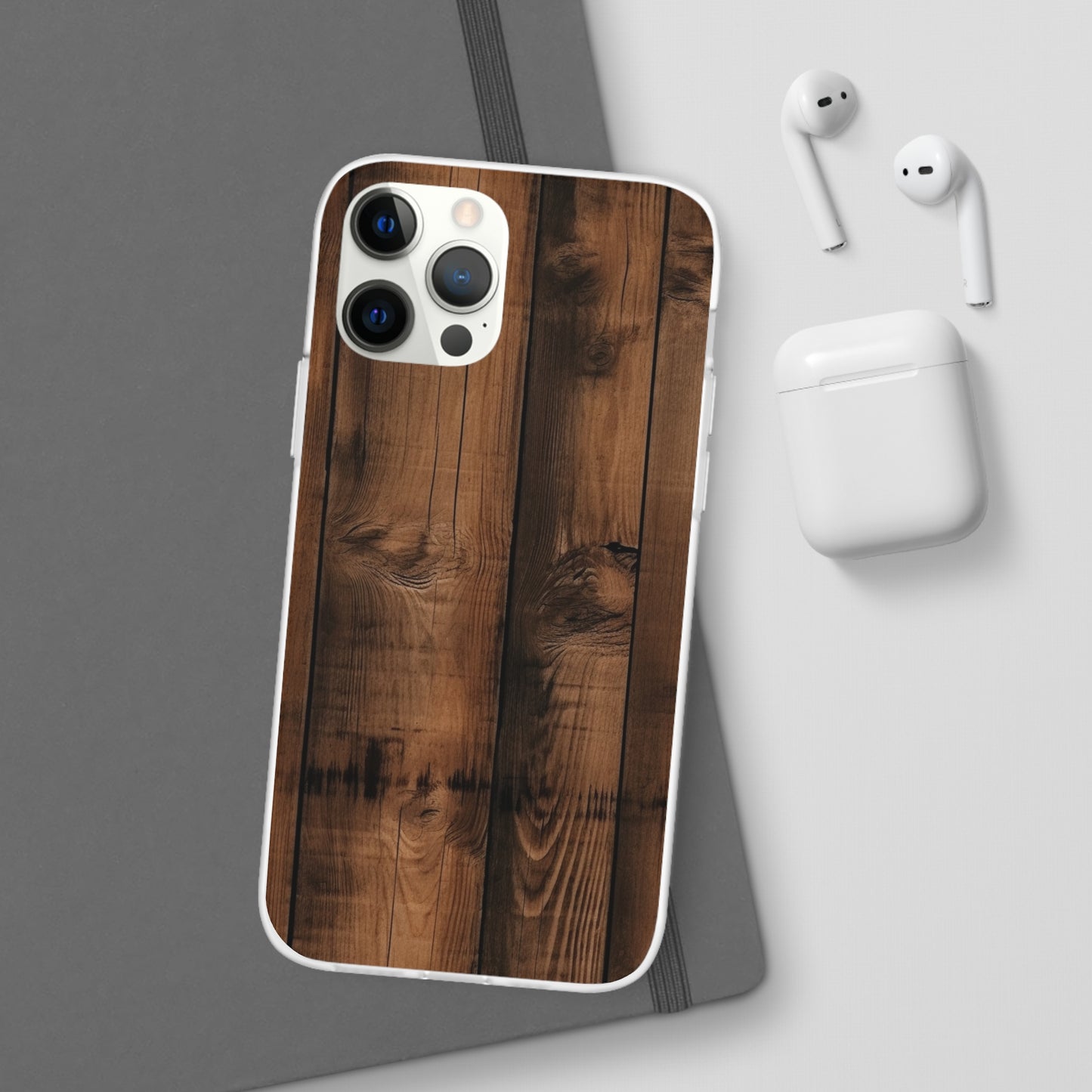 Rustic Wood Flex Case