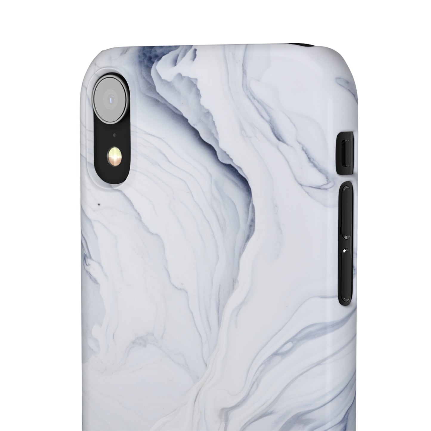 White Marble Snap Case