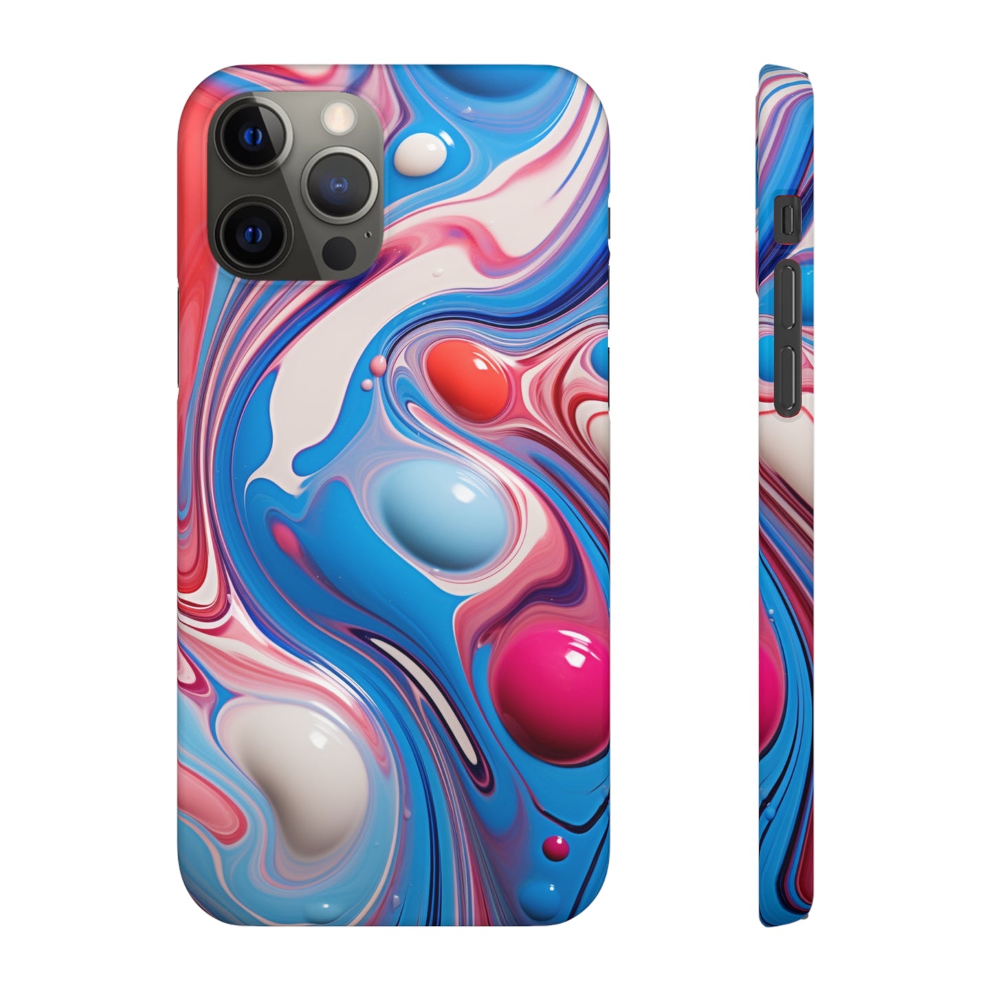 Colorful Marble Snap Case