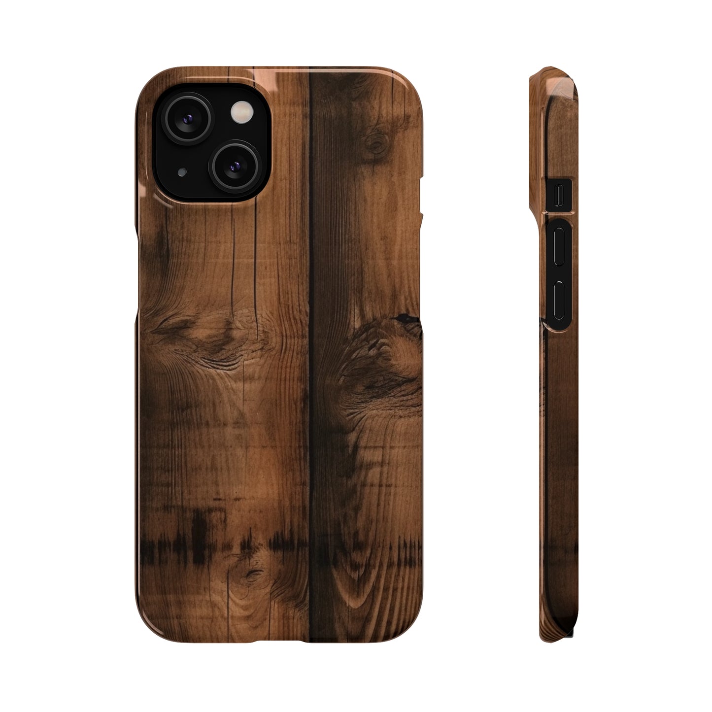 Rustic Wood Snap Case