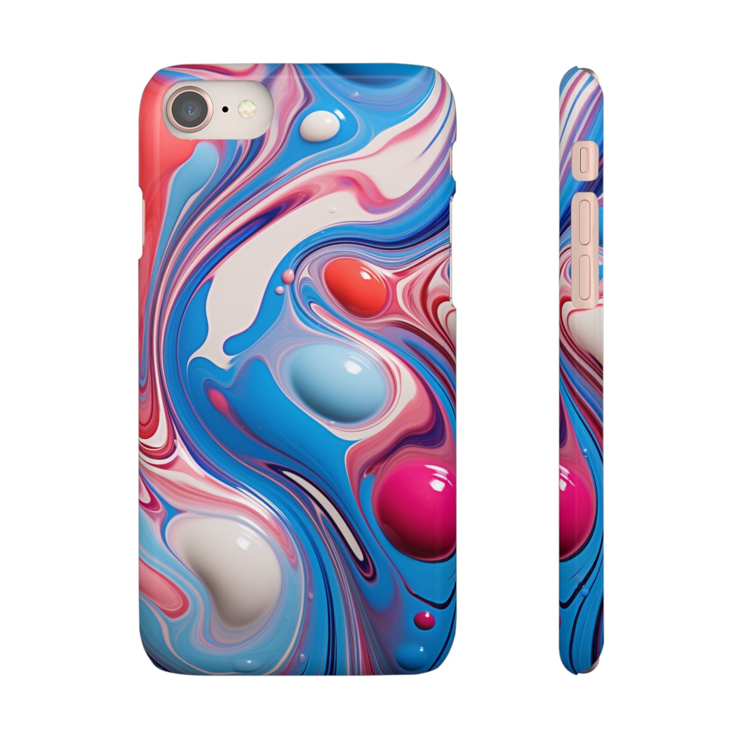 Colorful Marble Snap Case