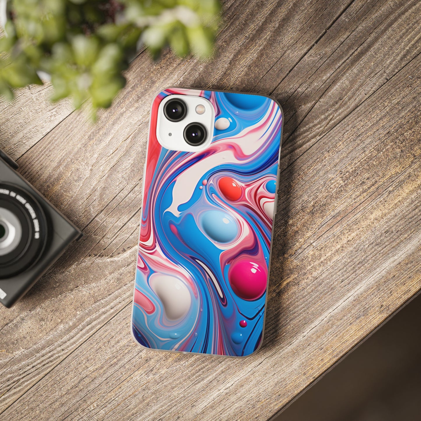 Colorful Marble Flex Case