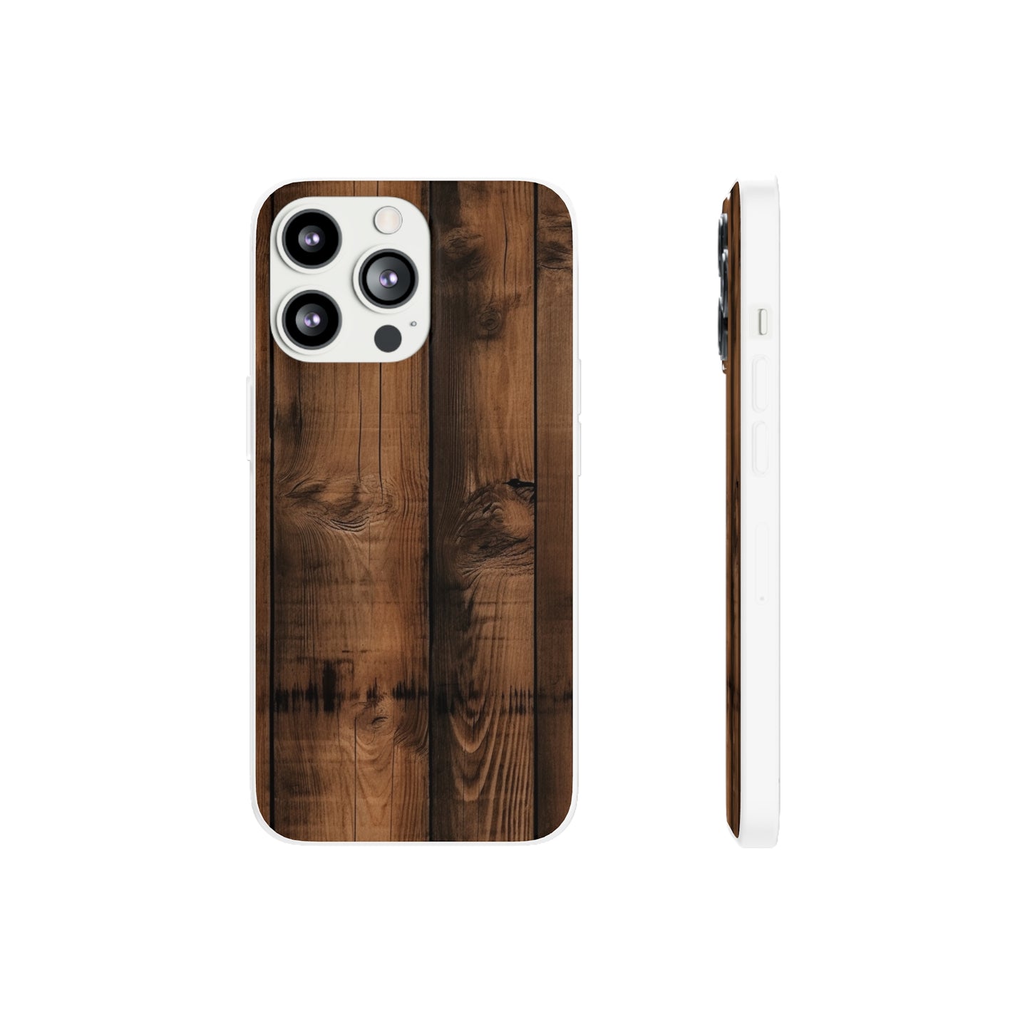 Rustic Wood Flex Case