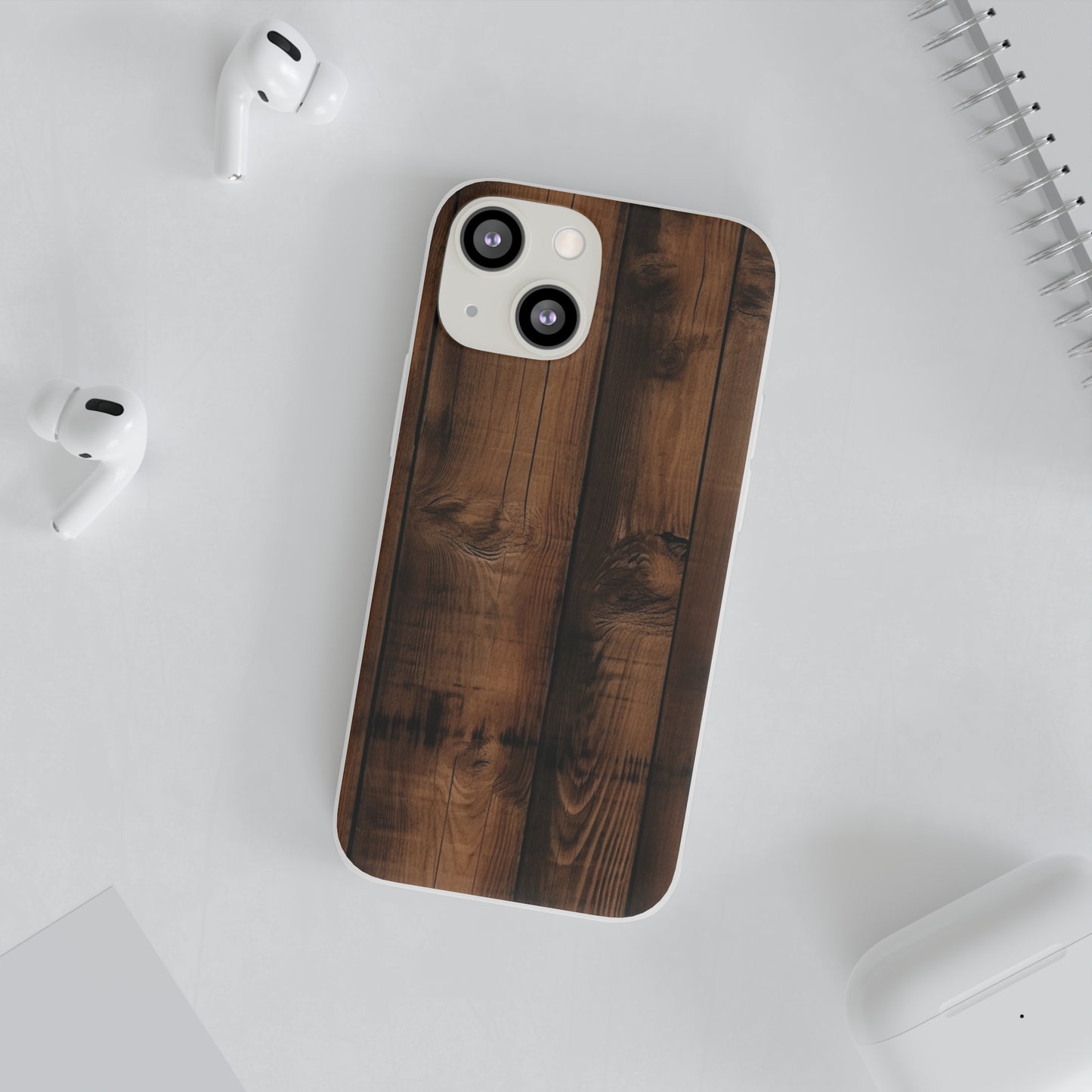 Rustic Wood Flex Case