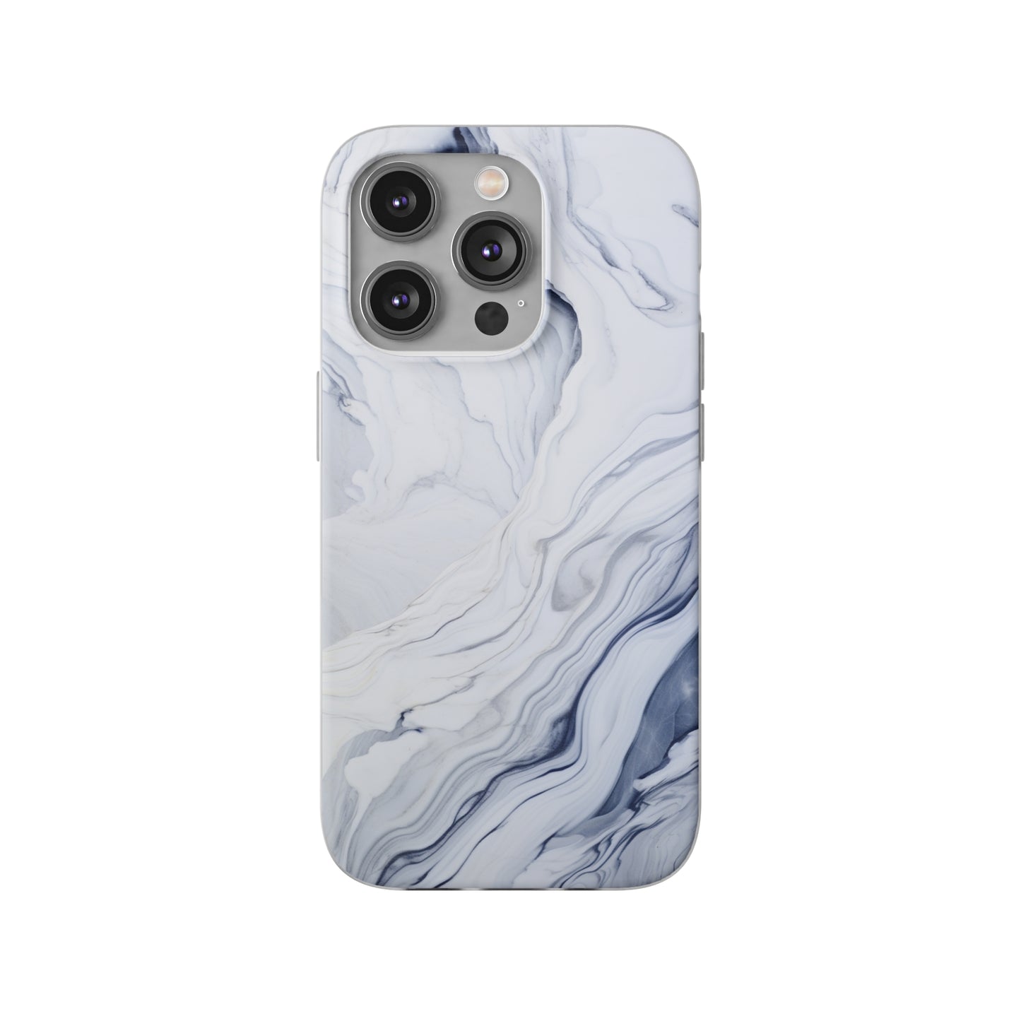 White Marble Flex Case