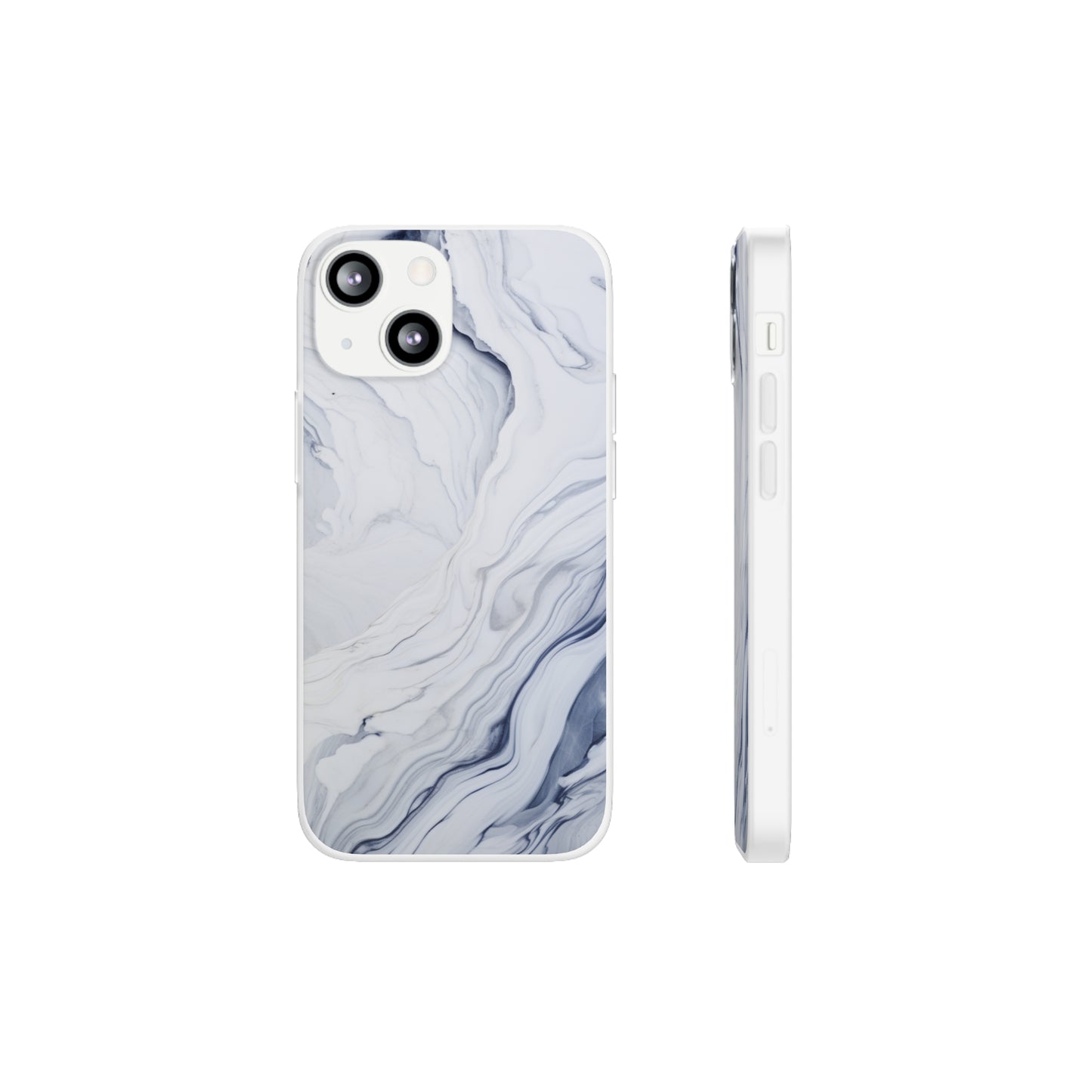 White Marble Flex Case