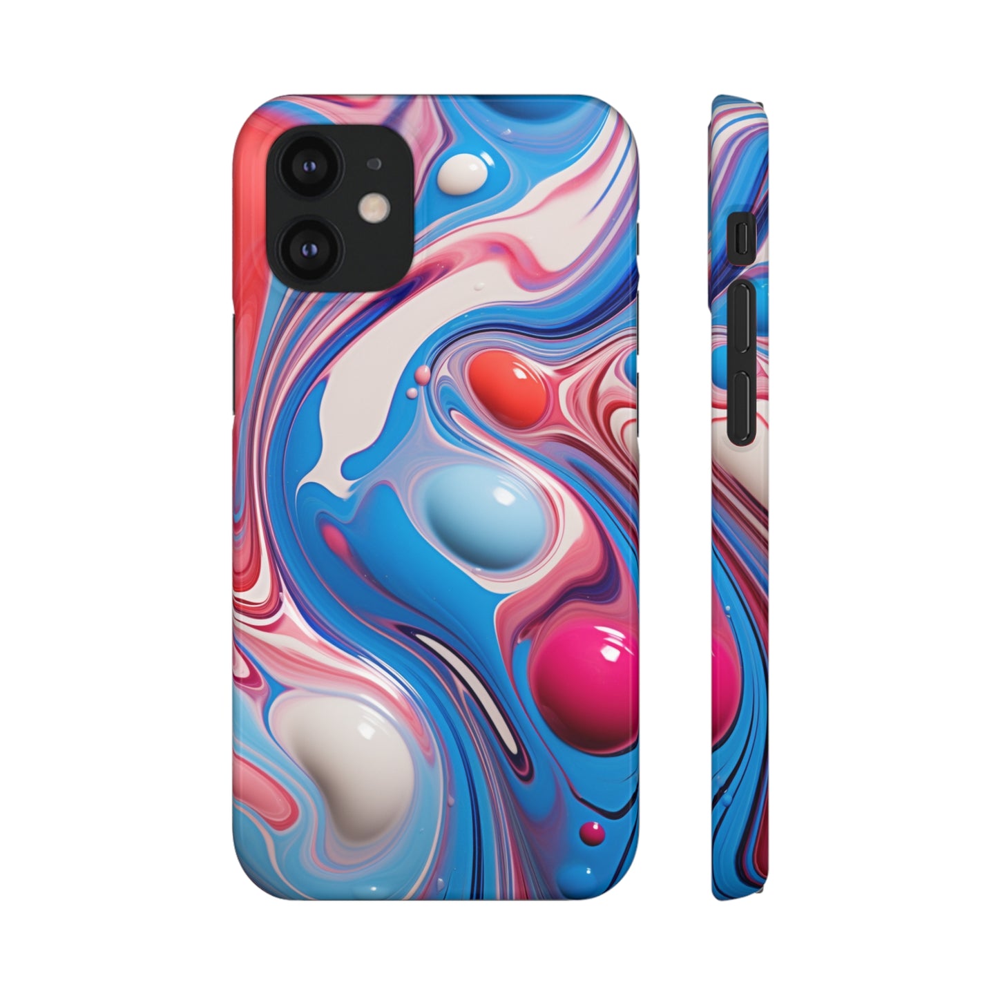 Colorful Marble Snap Case