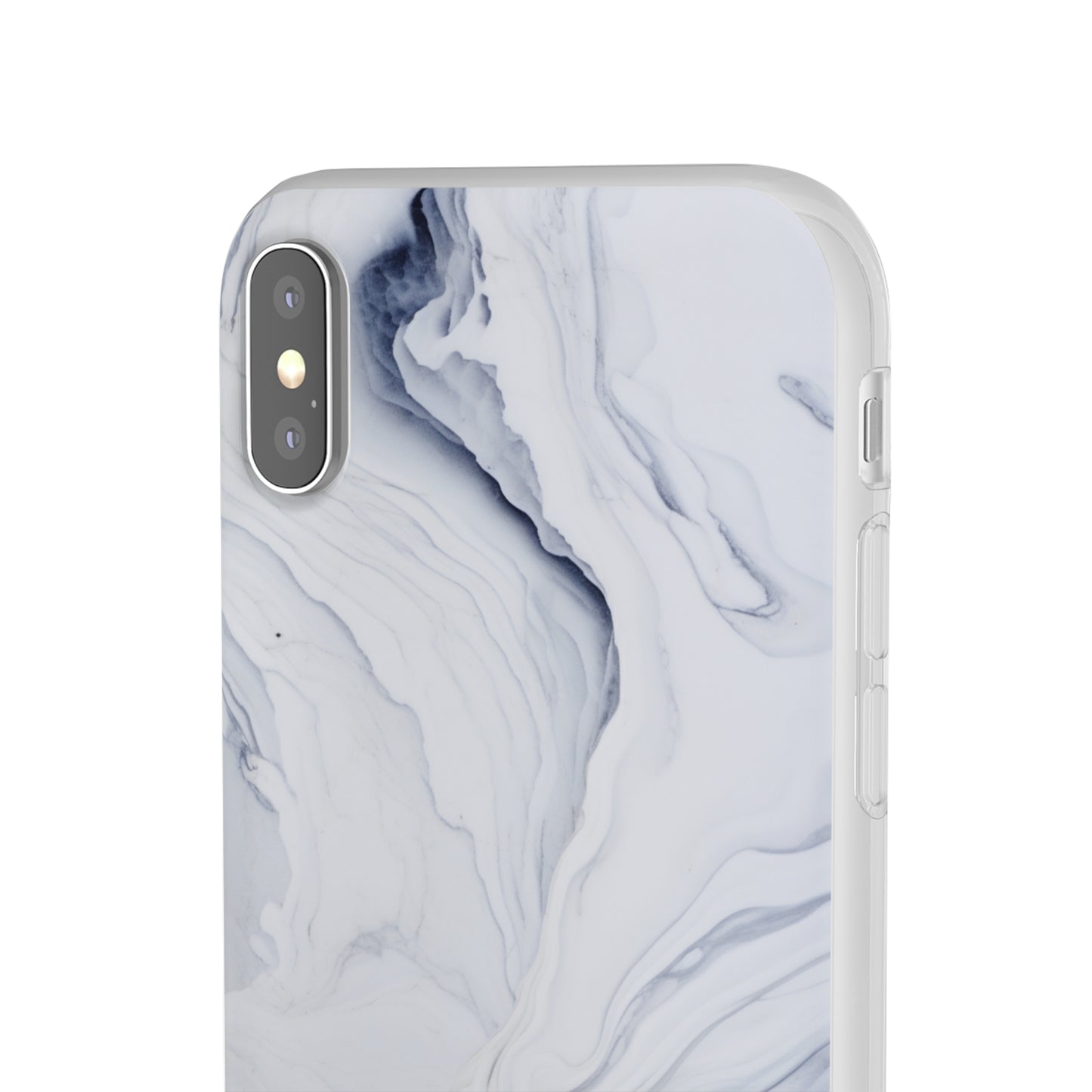 White Marble Flex Case