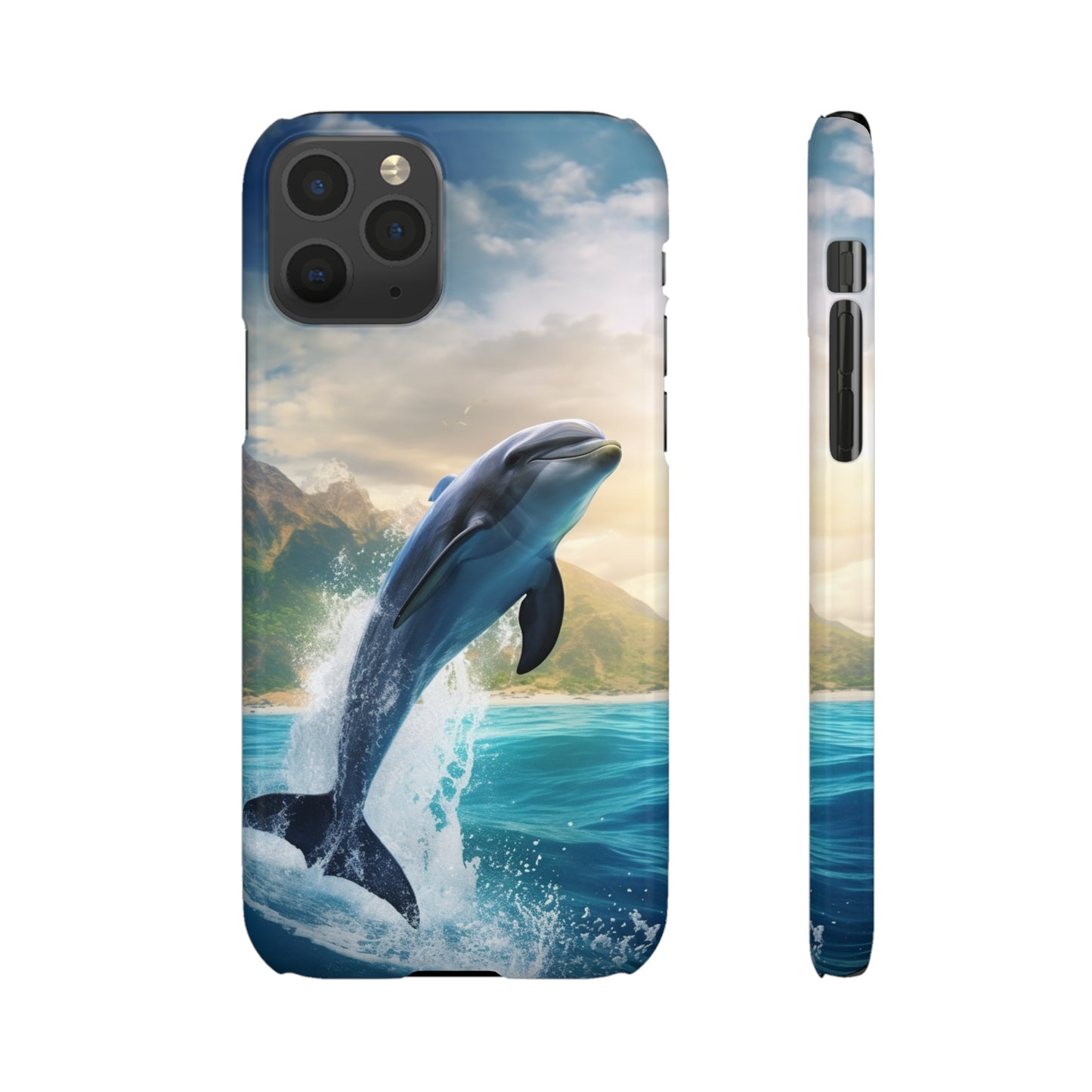 Jumping Dolphin Snap Case