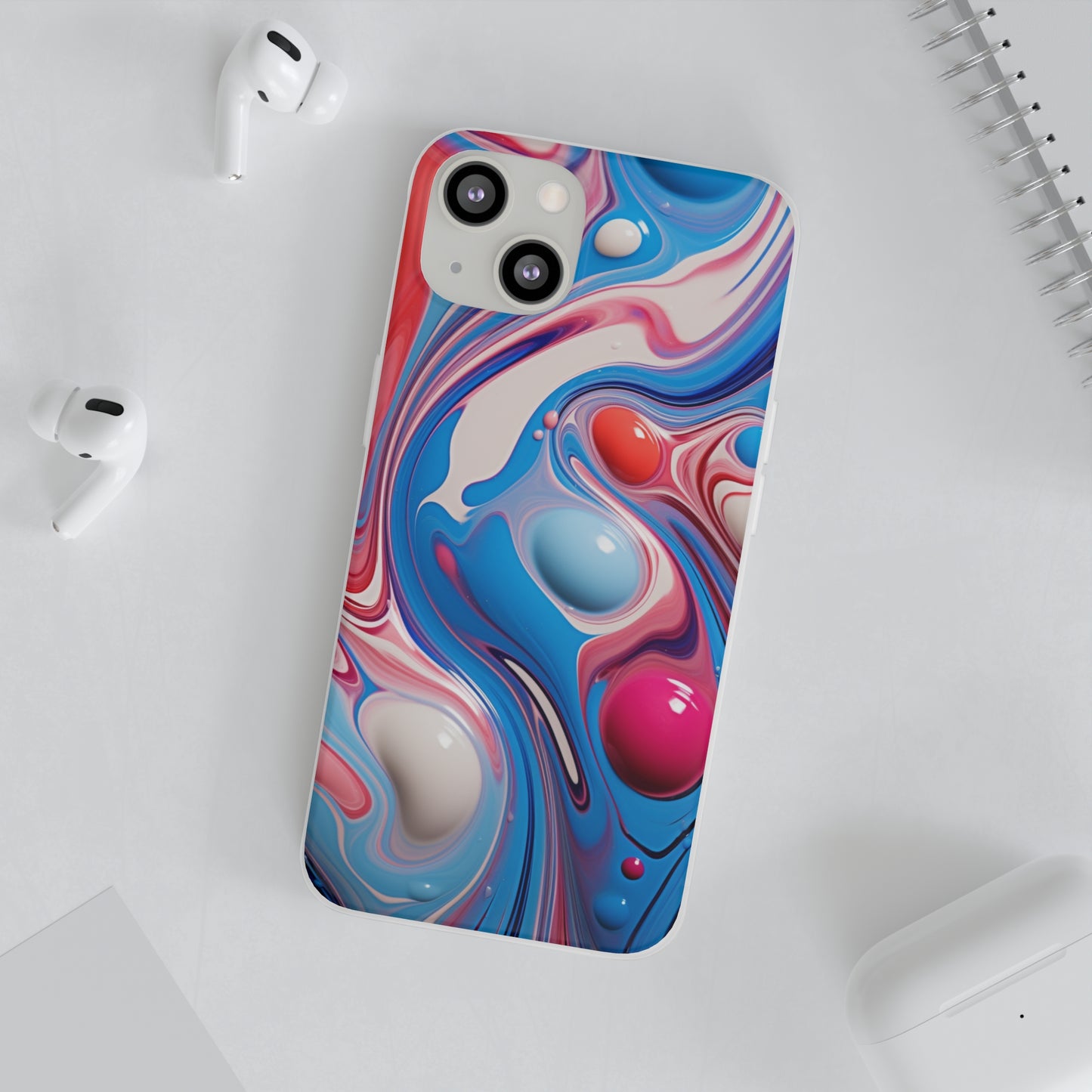 Colorful Marble Flex Case