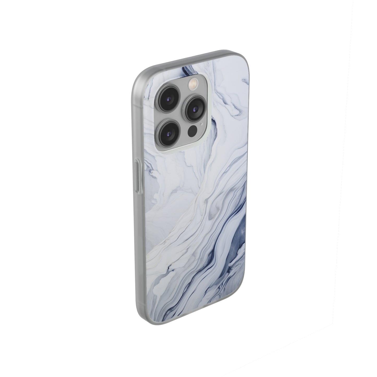 White Marble Flex Case