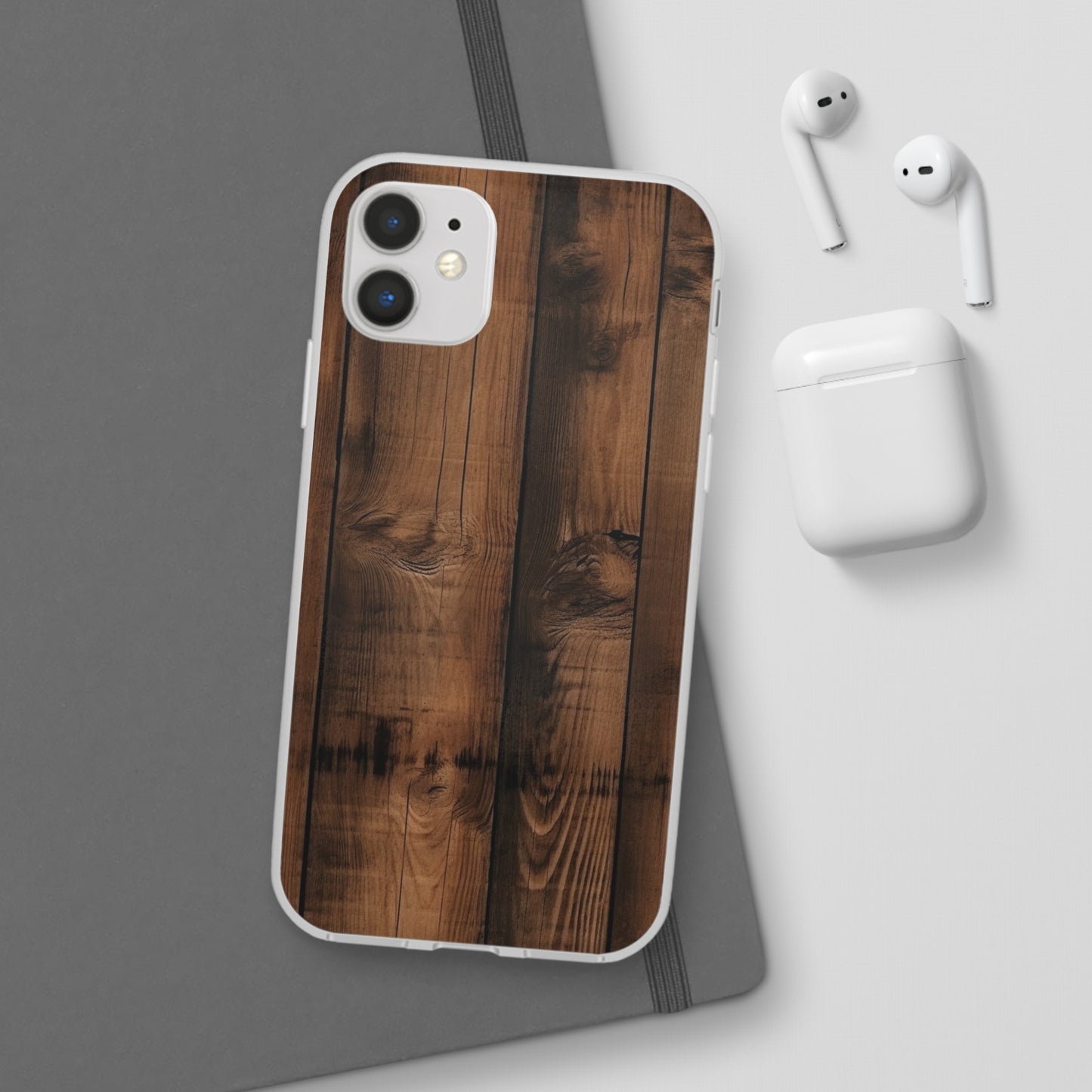 Rustic Wood Flex Case