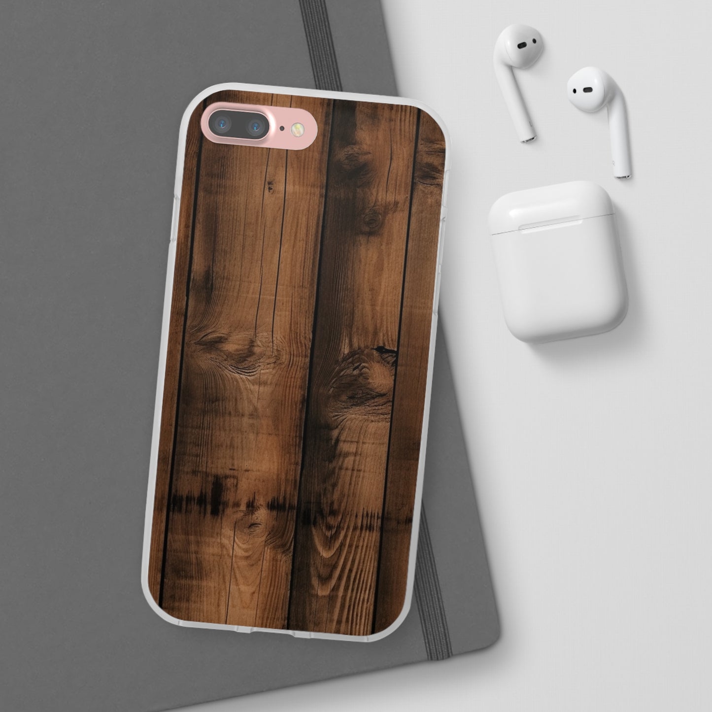 Rustic Wood Flex Case