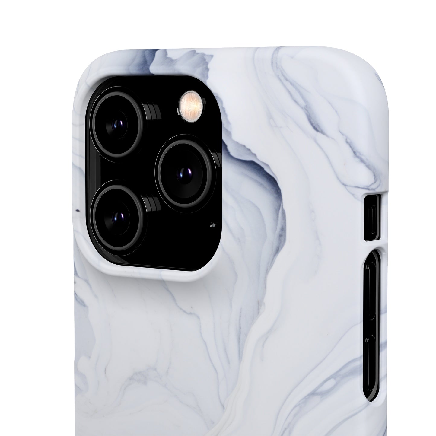 White Marble Snap Case