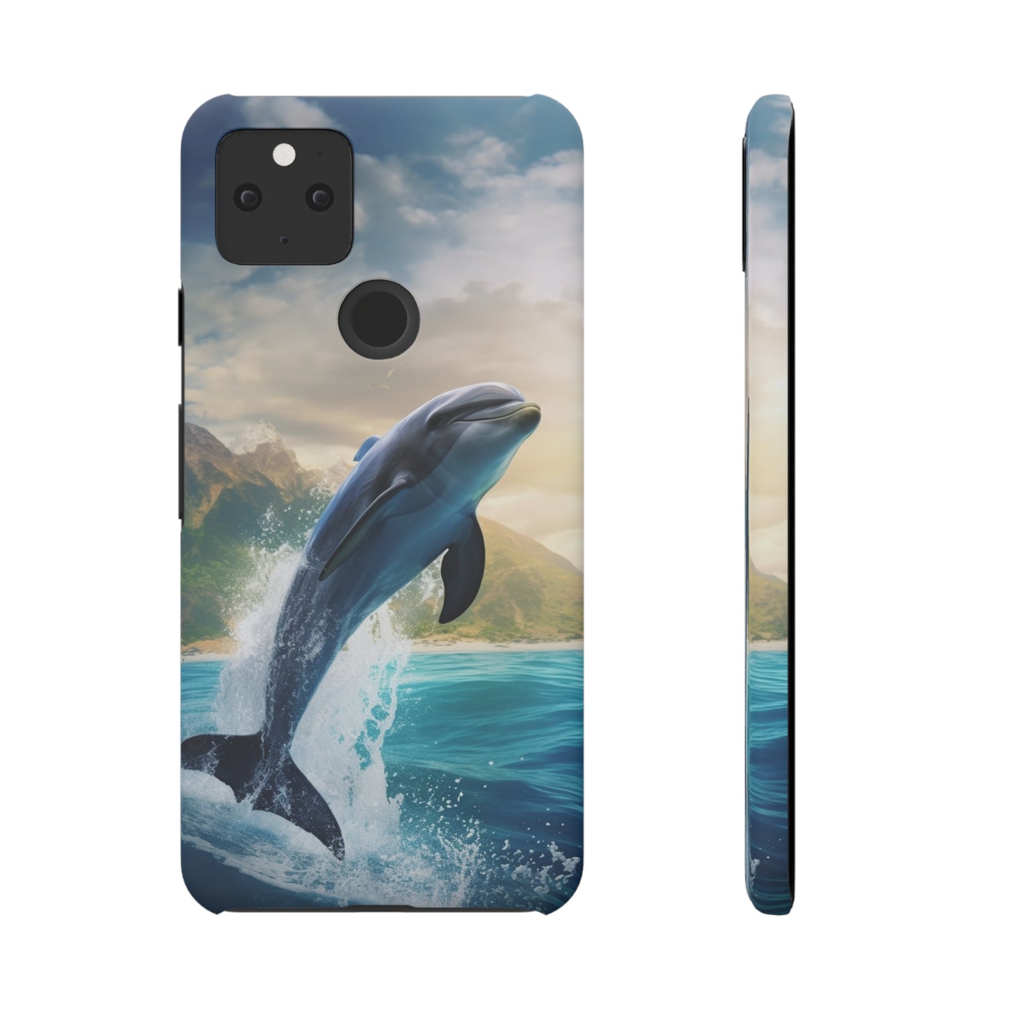 Jumping Dolphin Snap Case