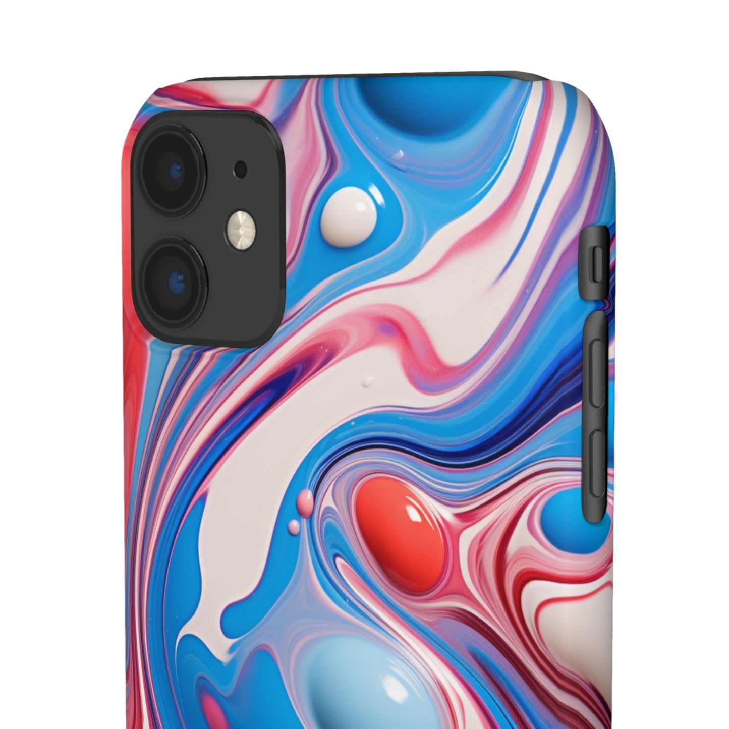 Colorful Marble Snap Case