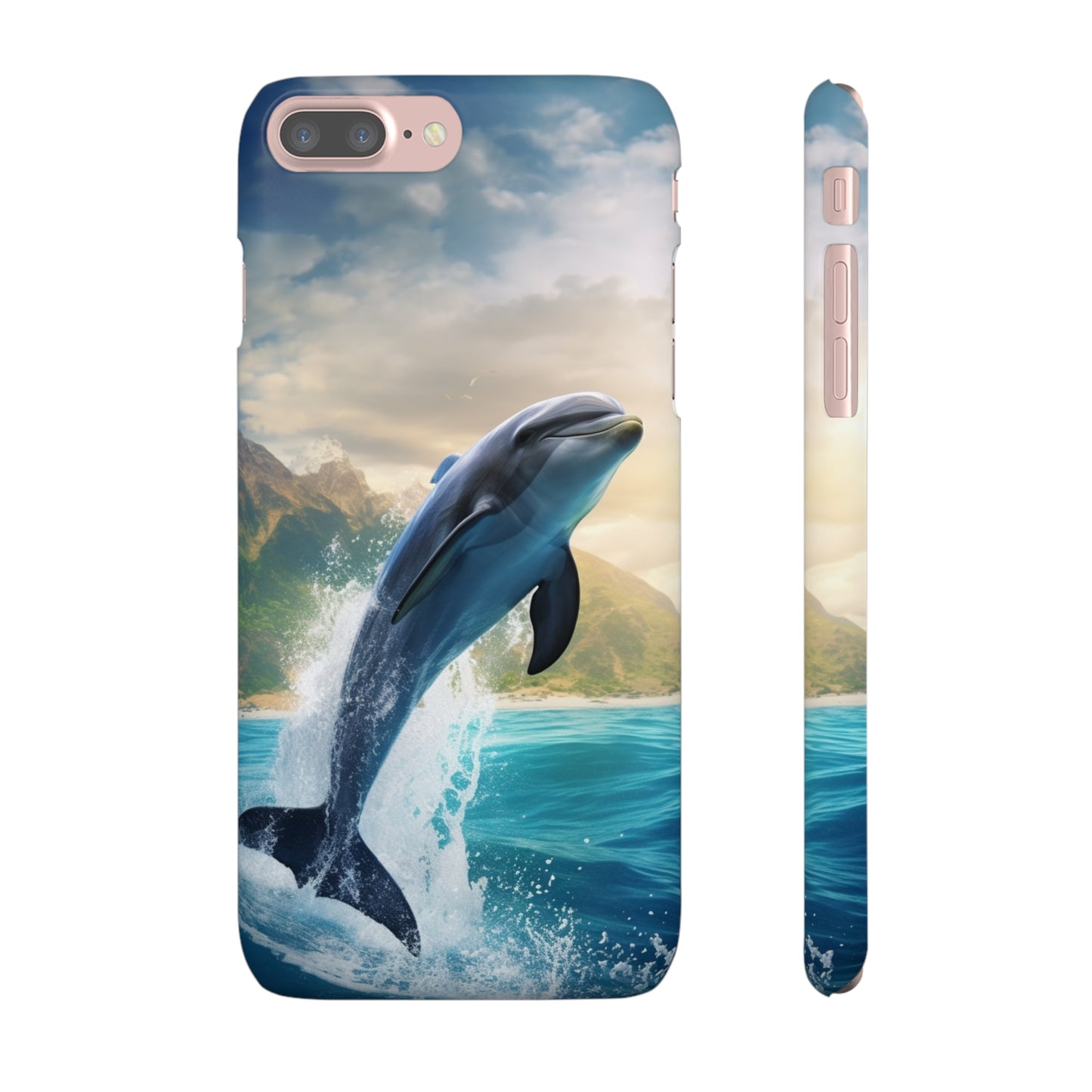 Jumping Dolphin Snap Case