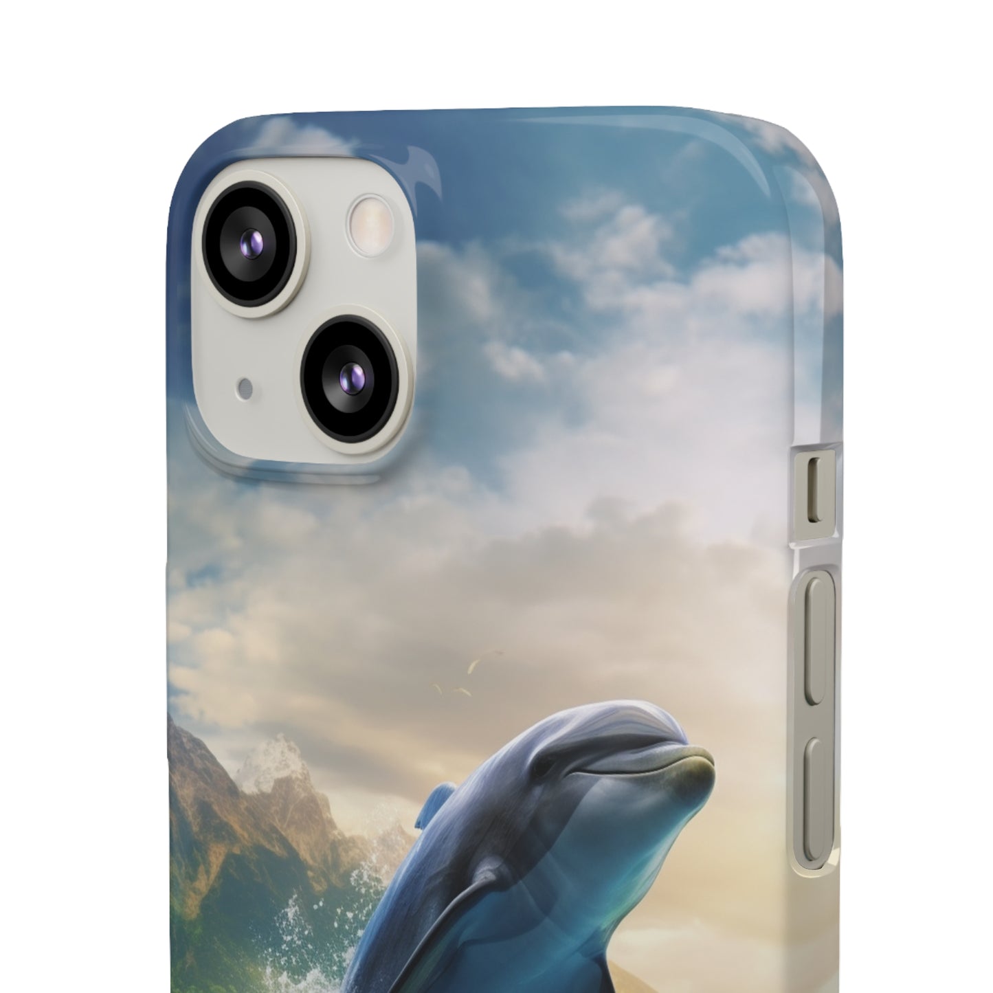 Jumping Dolphin Snap Case