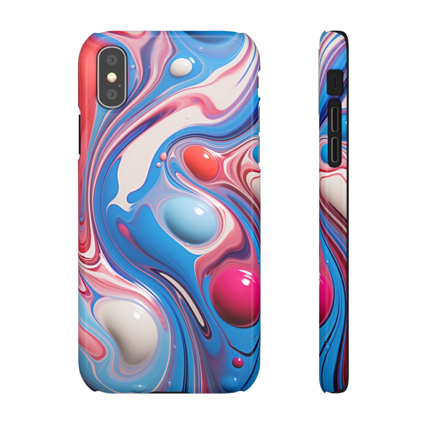 Colorful Marble Snap Case