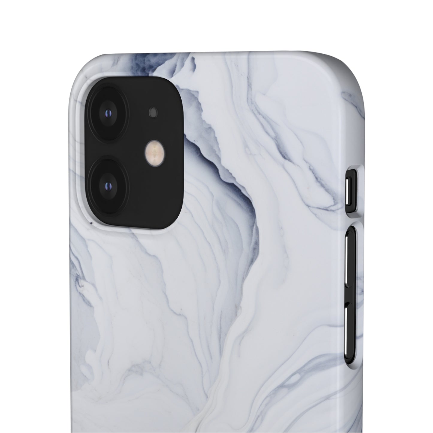 White Marble Snap Case