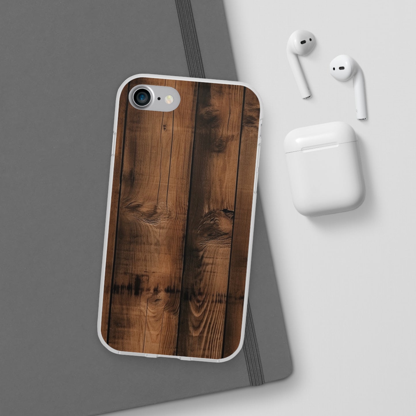 Rustic Wood Flex Case