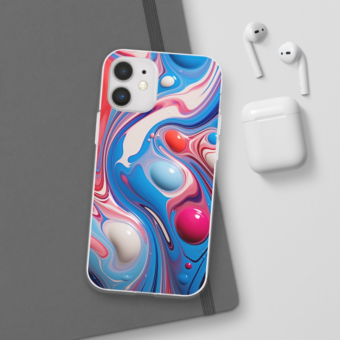 Colorful Marble Flex Case