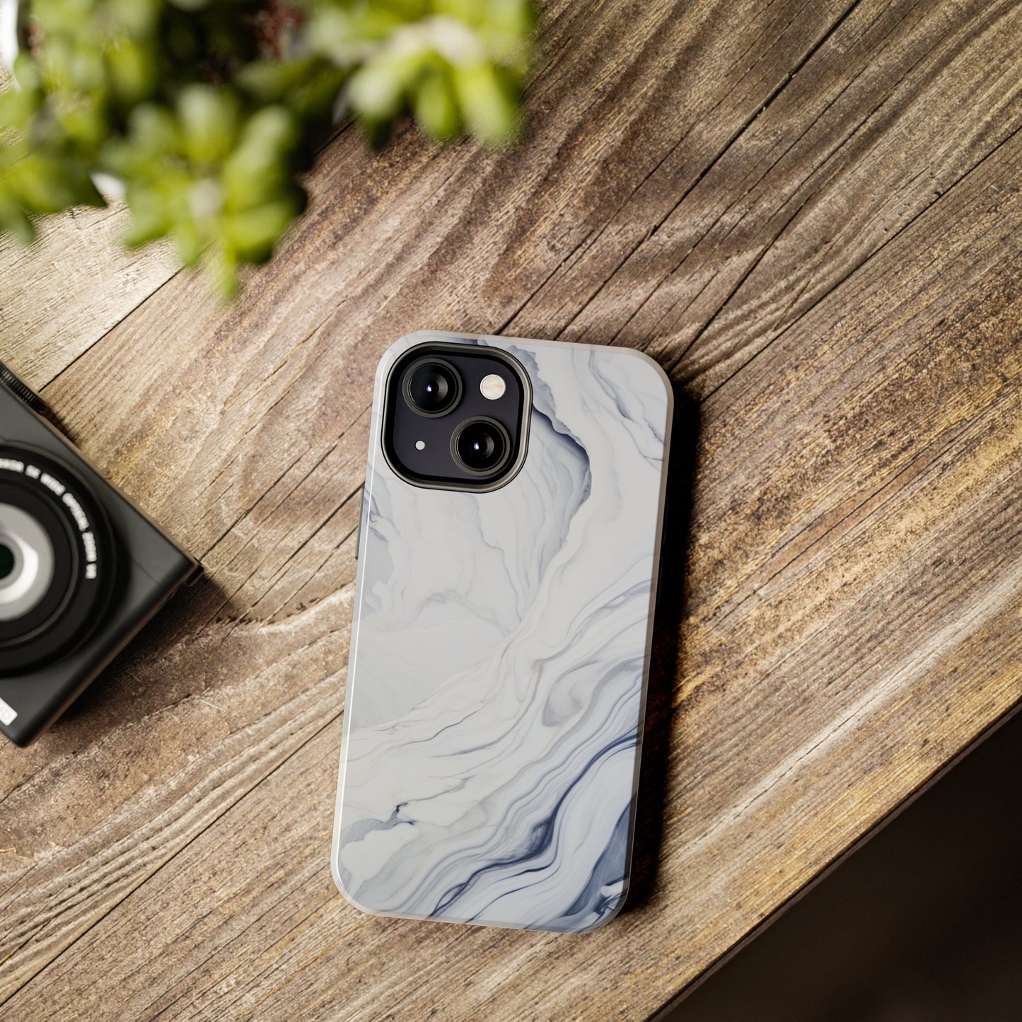 White Marble Tough Case