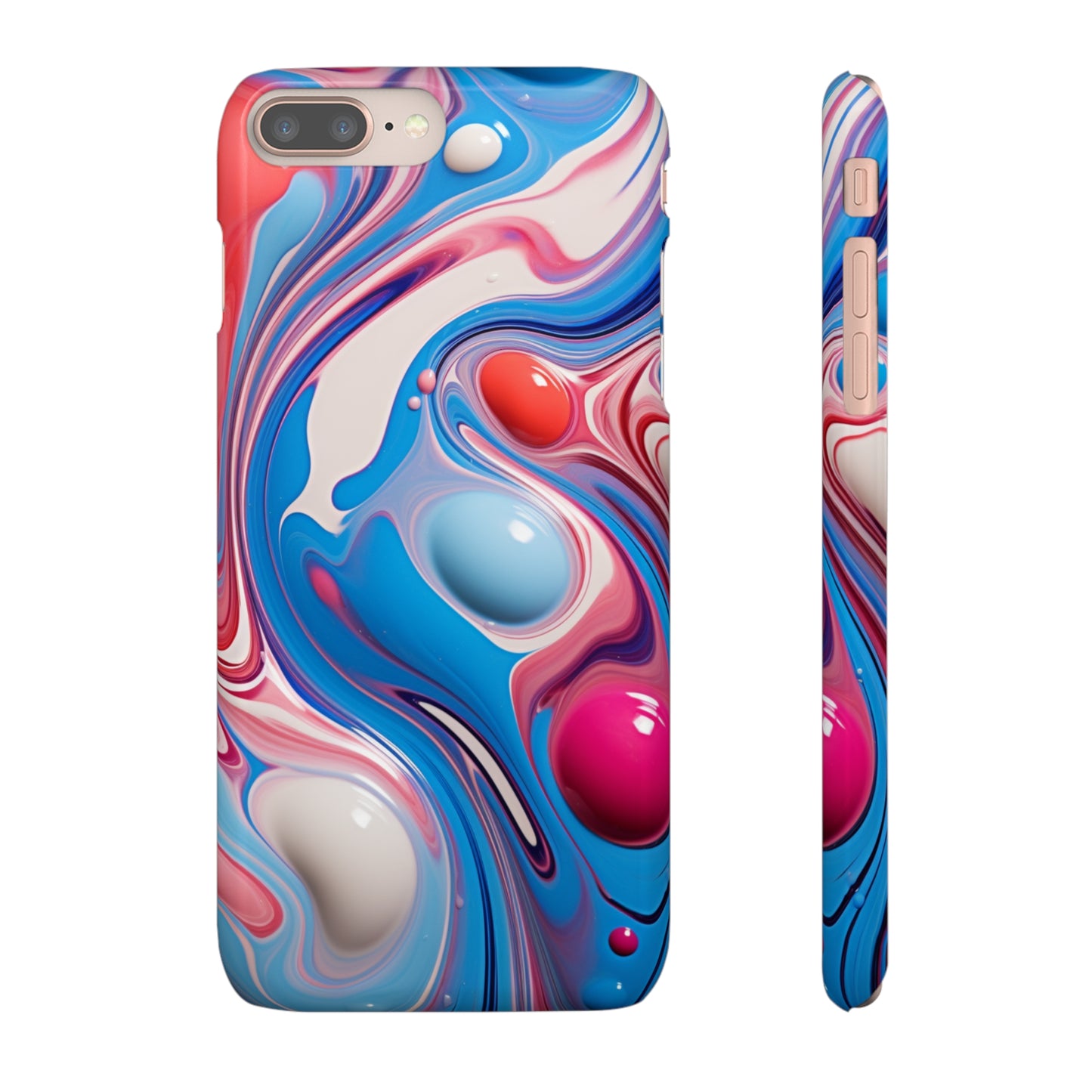 Colorful Marble Snap Case