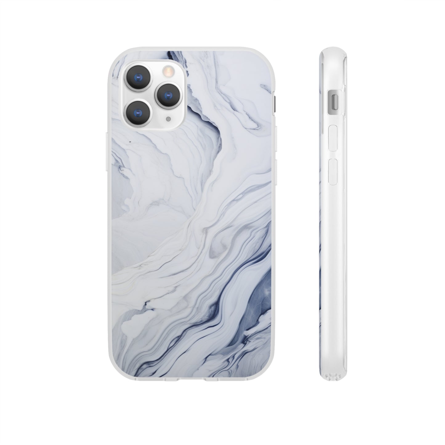 White Marble Flex Case