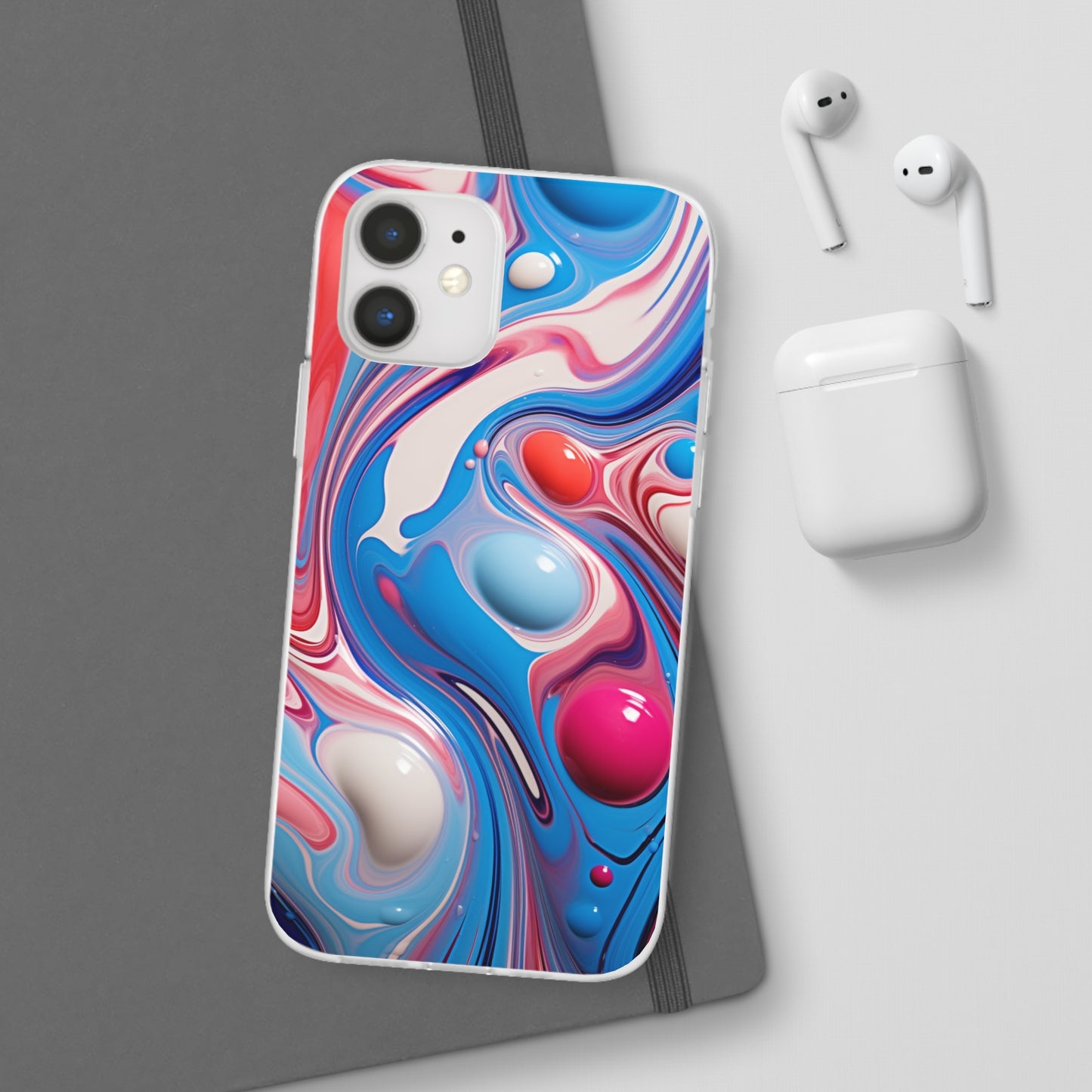 Colorful Marble Flex Case