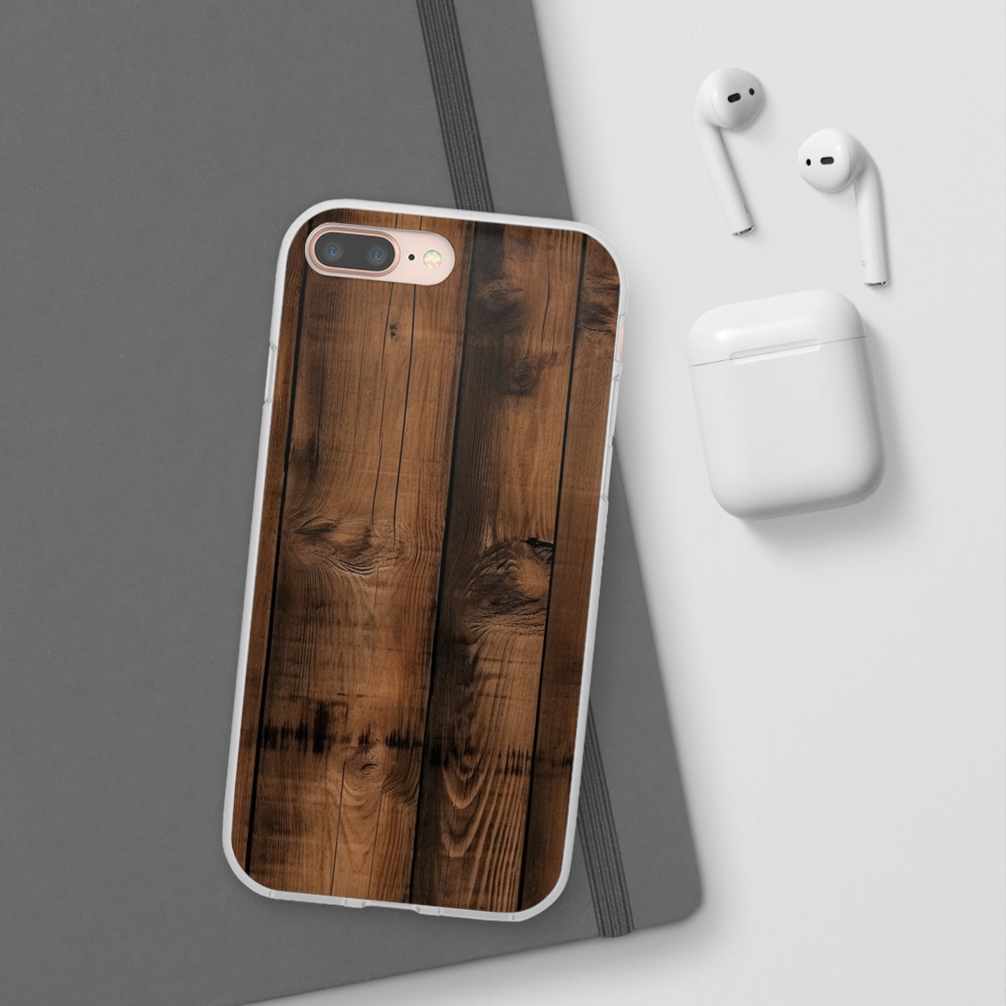 Rustic Wood Flex Case