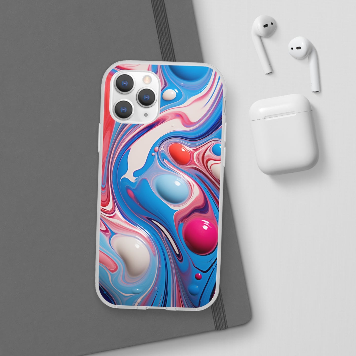 Colorful Marble Flex Case