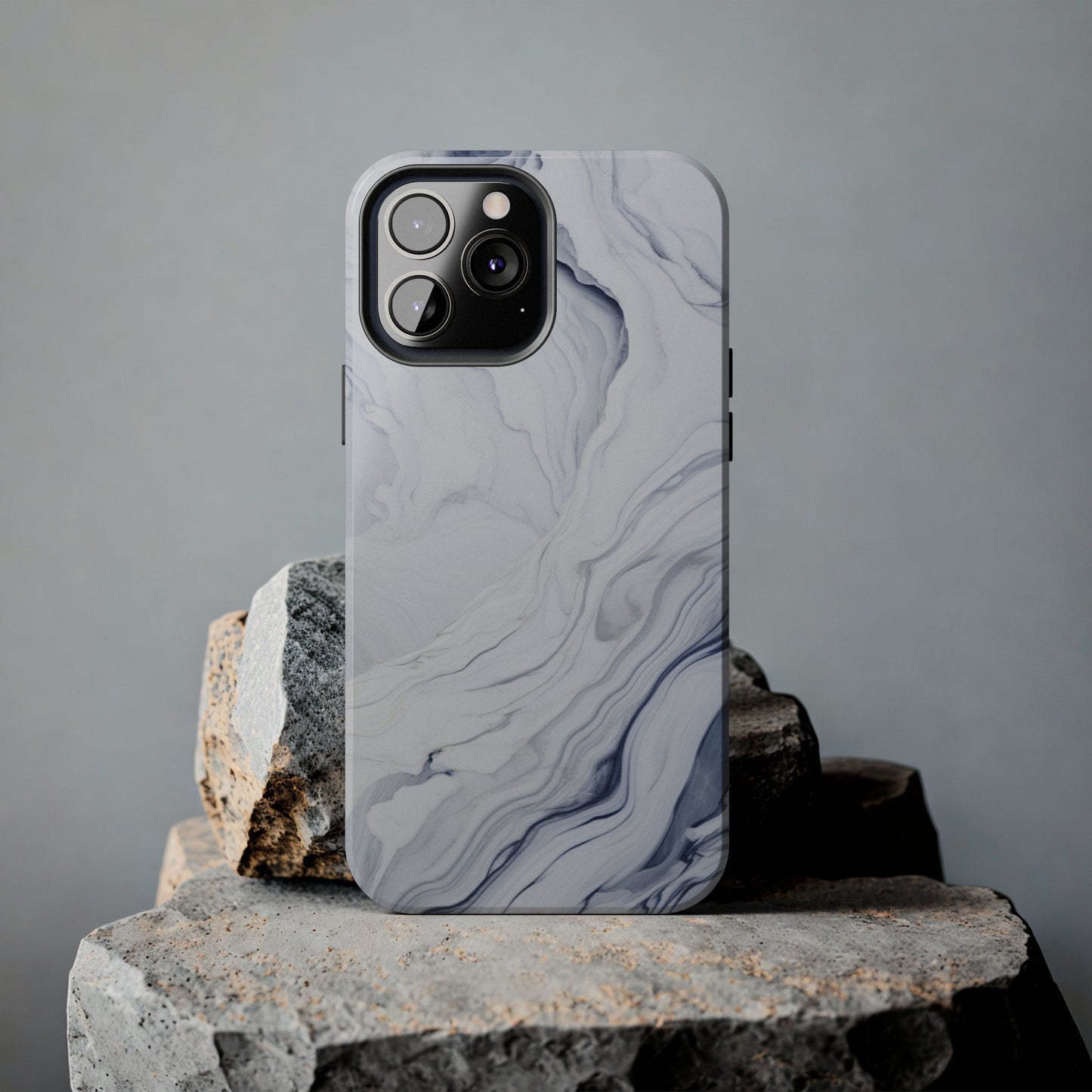 White Marble Tough Case