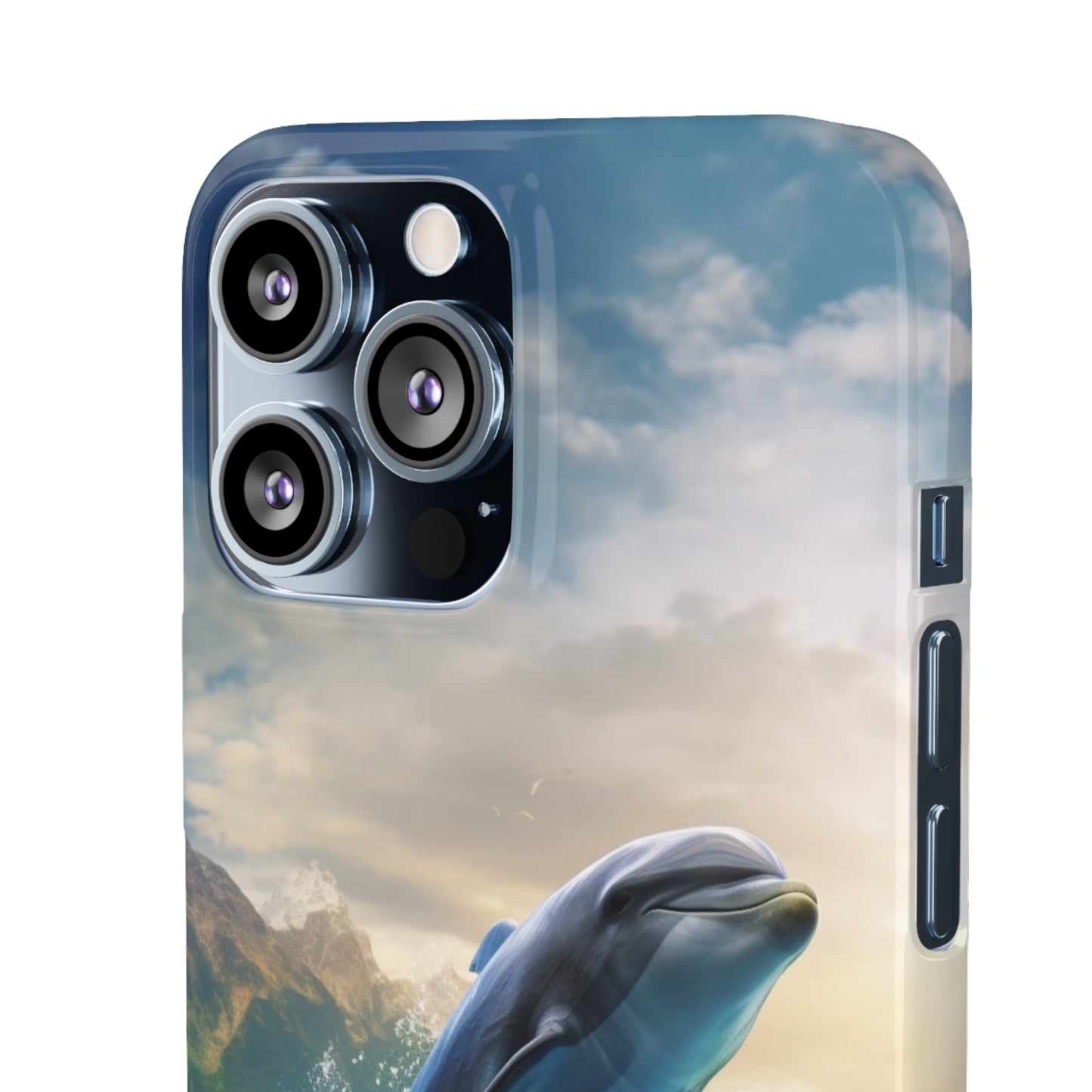 Jumping Dolphin Snap Case