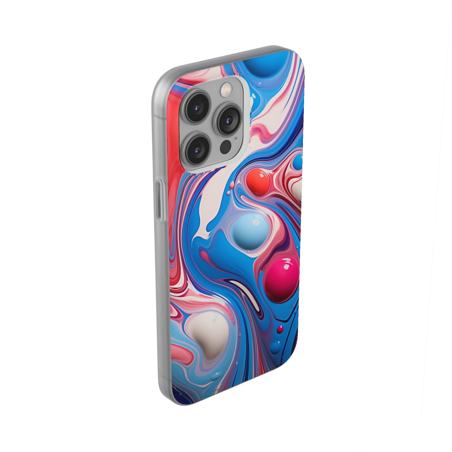 Colorful Marble Flex Case