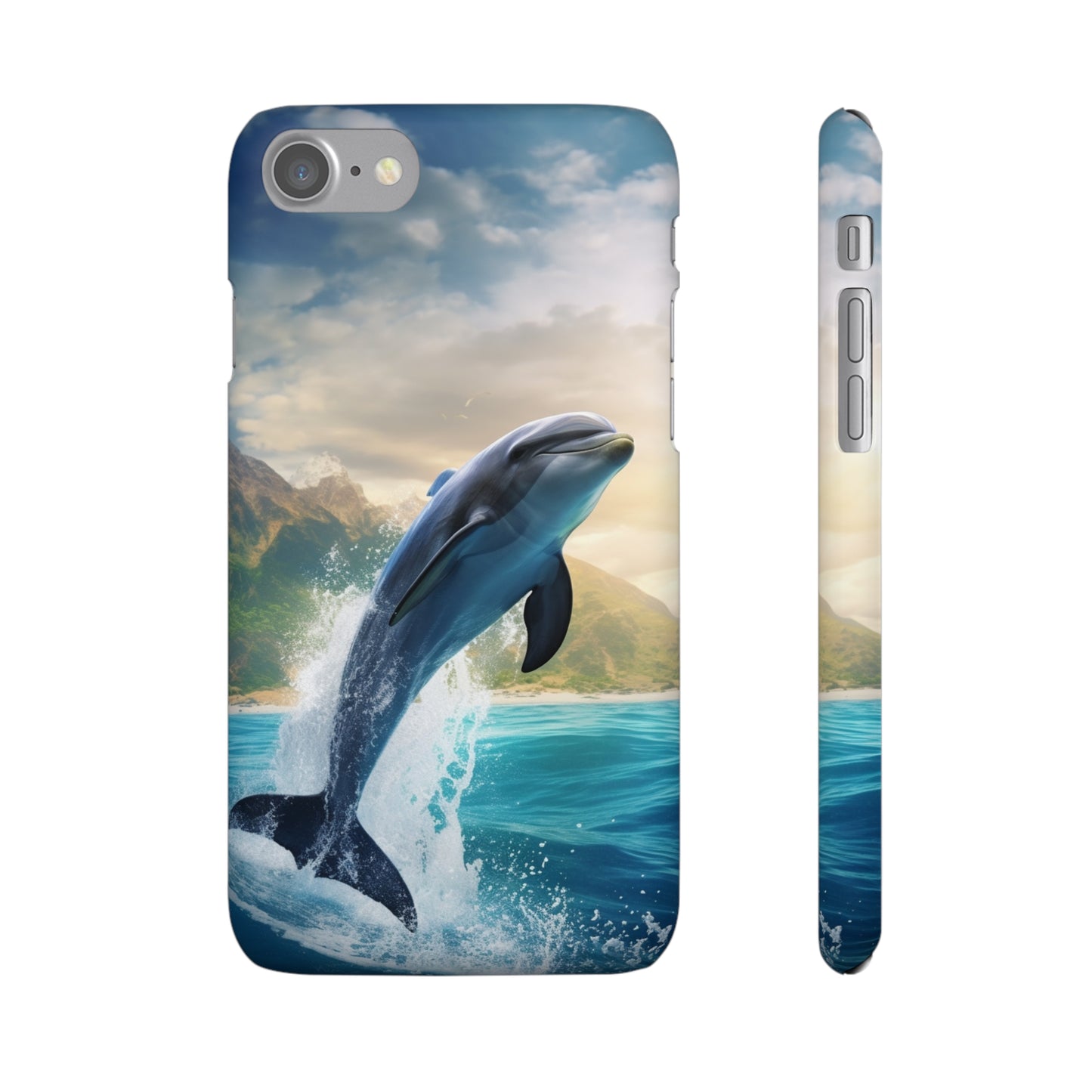 Jumping Dolphin Snap Case