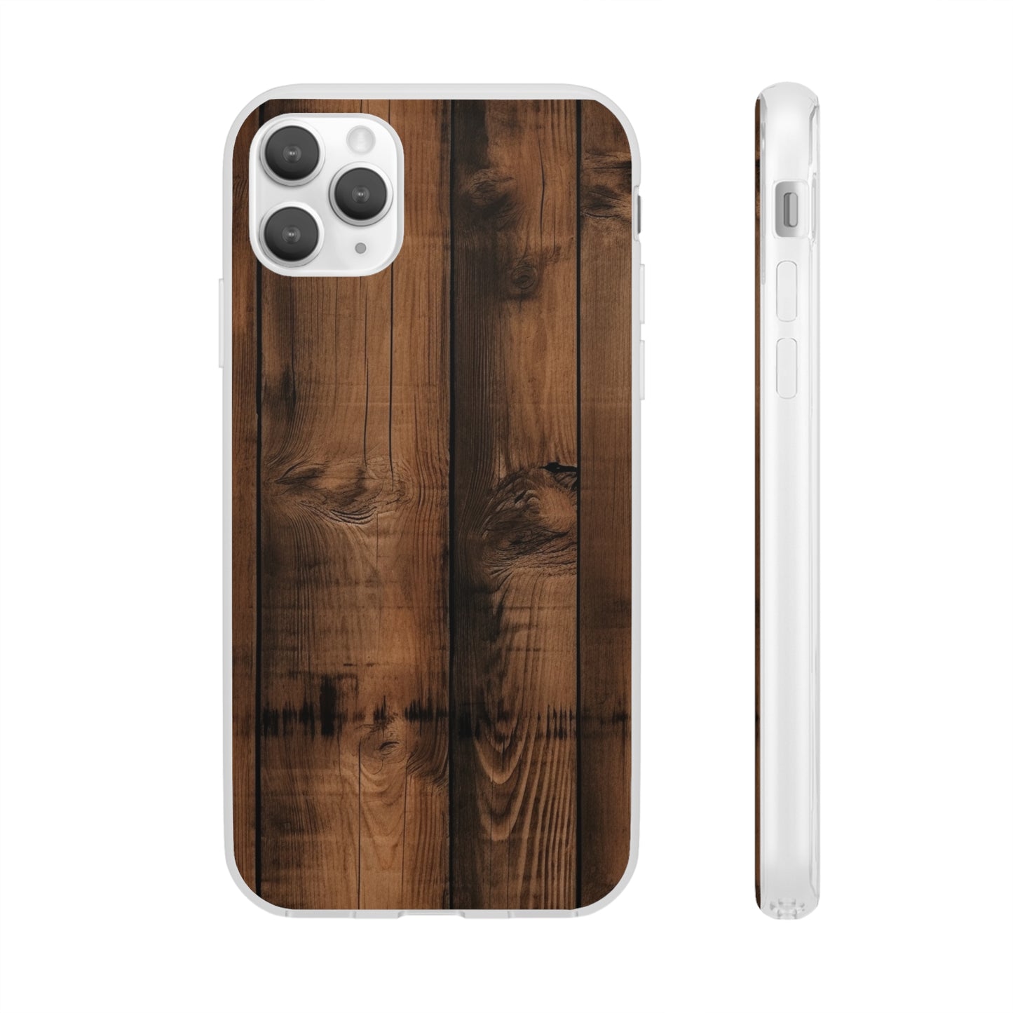 Rustic Wood Flex Case